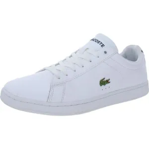 Lacoste Mens Carnaby Evo White Leather Casual and Fashion Sneakers Shoes New