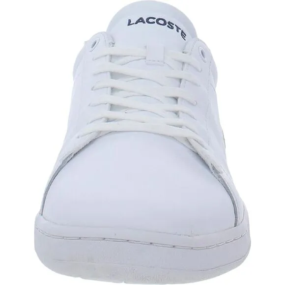 Lacoste Mens Carnaby Evo White Leather Casual and Fashion Sneakers Shoes New