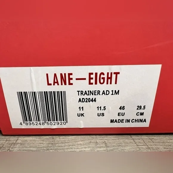 Lane Eight Men’s Trainer AD 1 sneakers training running shoes cashew‎ size 11.5