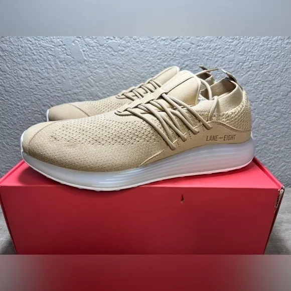Lane Eight Men’s Trainer AD 1 sneakers training running shoes cashew‎ size 11.5