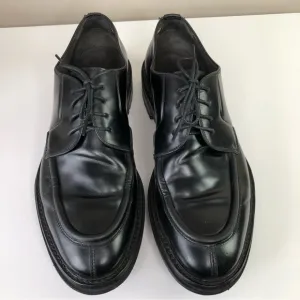 Lanvin Paris Men's Black Leather Chunky Lug Sole Lace up Oxford Shoes 11