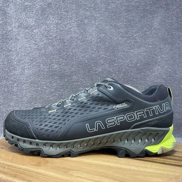 La Sportiva Shoes Men's Size 12 Black Spire GTX Gore-Tex Hiking Mountain Trail