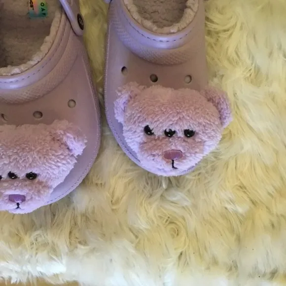 Lazy Oaf  X  Crocs Bear shoes size 12W 10M Unisex