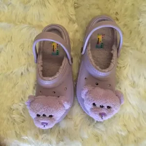 Lazy Oaf  X  Crocs Bear shoes size 12W 10M Unisex