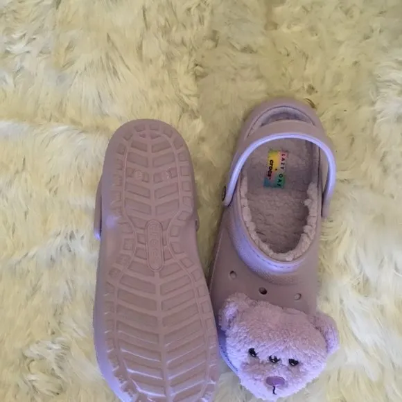Lazy Oaf  X  Crocs Bear shoes size 12W 10M Unisex