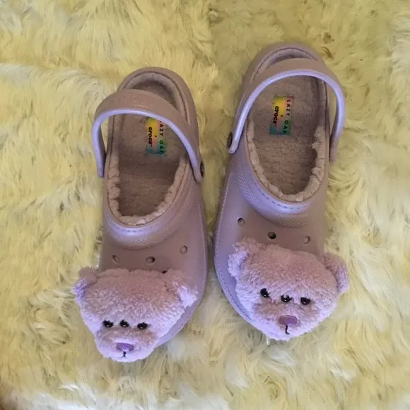 Lazy Oaf  X  Crocs Bear shoes size 12W 10M Unisex