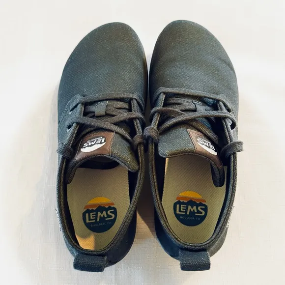 Lems Chukka Canvas Boots Mens 10 Blackout Vegan Zero Drop Unisex