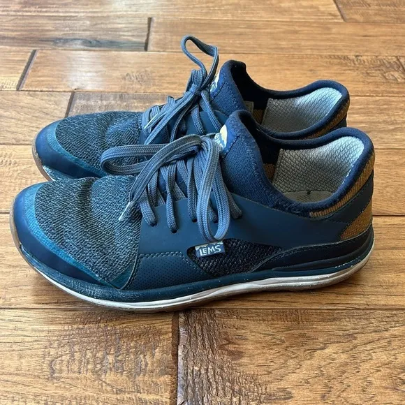 Lems Men's Mesa Sneakers in Coastal Blue Athletic Hiking Casual Shoes Size 9