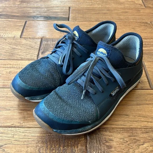Lems Men's Mesa Sneakers in Coastal Blue Athletic Hiking Casual Shoes Size 9
