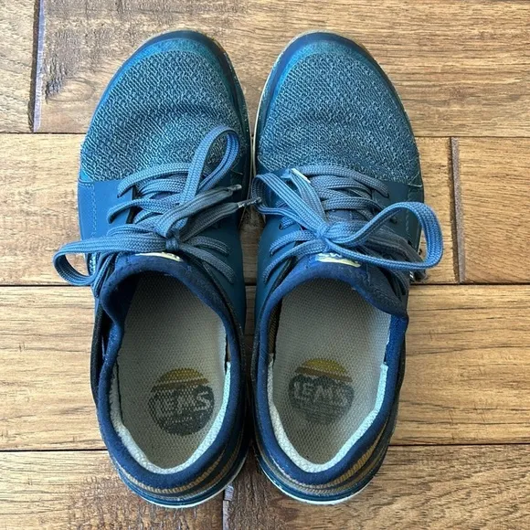 Lems Men's Mesa Sneakers in Coastal Blue Athletic Hiking Casual Shoes Size 9