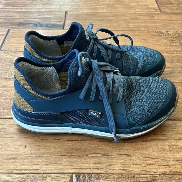 Lems Men's Mesa Sneakers in Coastal Blue Athletic Hiking Casual Shoes Size 9