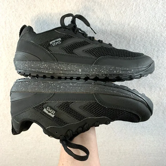Lems Primal Persuit Unisex Nocturnal Ninja Sneakers M 7.5/ W 9 Black Barefoot
