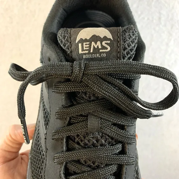 Lems Primal Persuit Unisex Nocturnal Ninja Sneakers M 7.5/ W 9 Black Barefoot