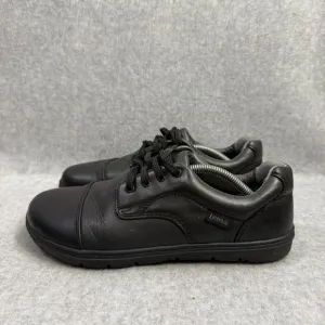 Lems Shoes Mens Size 6.5 EU 40 Nine2Five Black Leather Minimalist Casual Sneaker