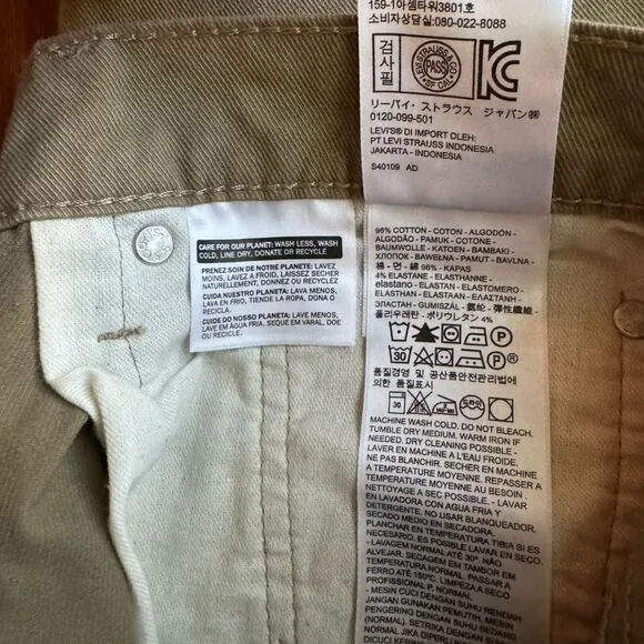 Levi's Men's 512 Taper Fit Jeans - Neautral - Size 33x32