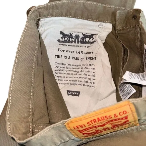 Levi's Men's 512 Taper Fit Jeans - Neautral - Size 33x32