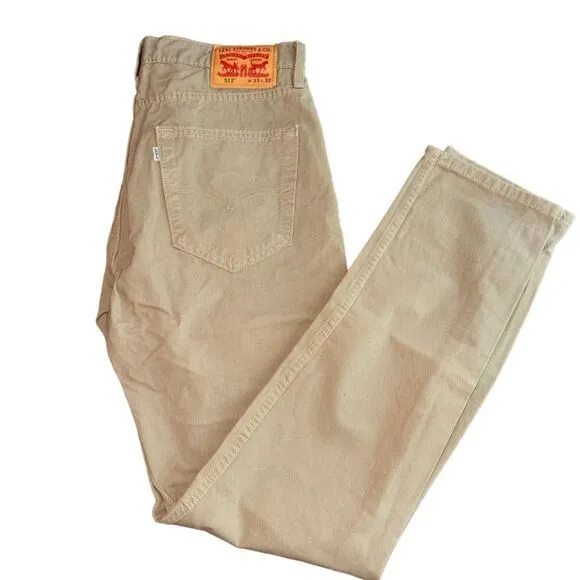 Levi's Men's 512 Taper Fit Jeans - Neautral - Size 33x32