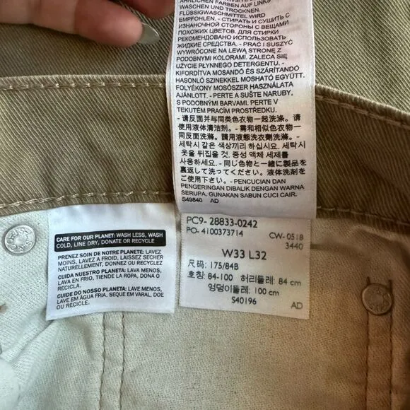 Levi's Men's 512 Taper Fit Jeans - Neautral - Size 33x32