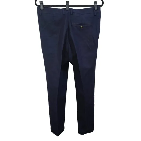 Lords &amp; Fools Dress Pants dark blue color, Size: 44 , 100% Wool