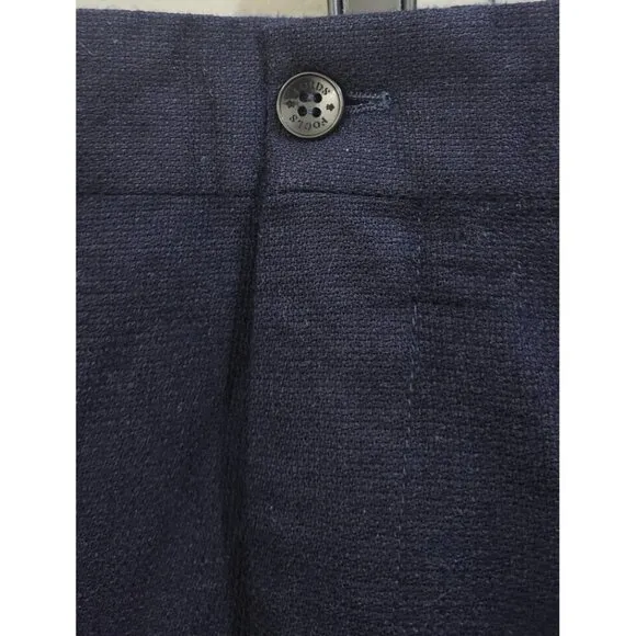 Lords &amp; Fools Dress Pants dark blue color, Size: 44 , 100% Wool