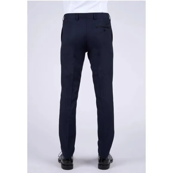 Lords &amp; Fools Dress Pants dark blue color, Size: 44 , 100% Wool