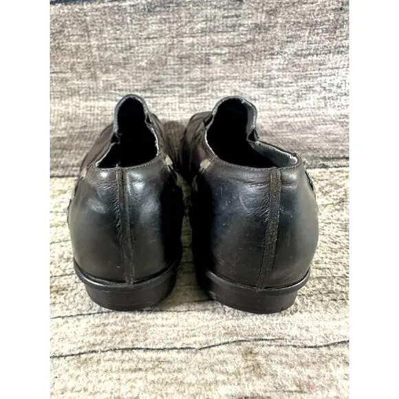 Lounge By Mark Nason Men's Sz 10 Rock Brown Stitched Leather Shoes