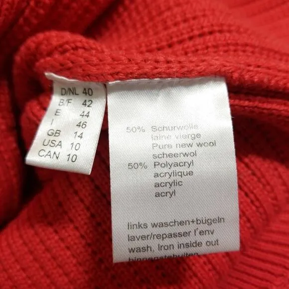 Lucia new wool blend ribbed bell slv cardigan 10