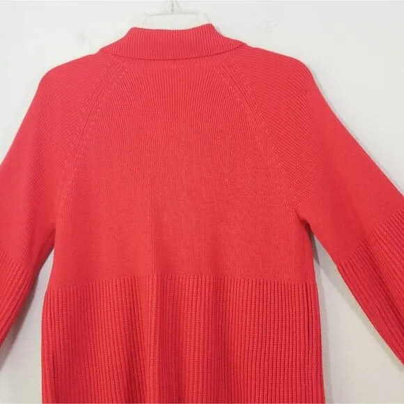 Lucia new wool blend ribbed bell slv cardigan 10