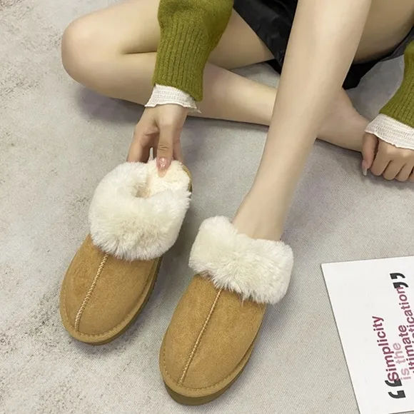 LUCKY BRAND • Chestnut Platform Scuffs Slippers Shoes Includes Box