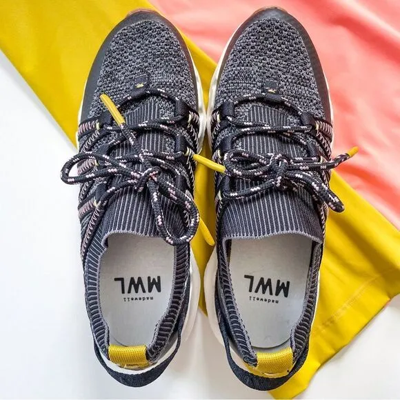 Madewell MWL field knit sneakers.