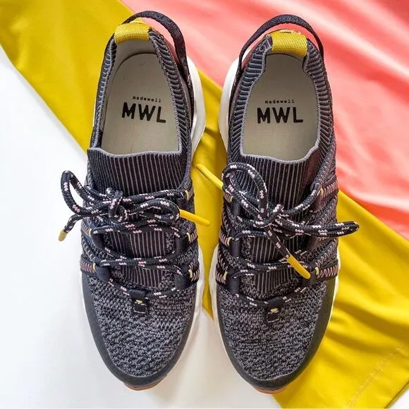 Madewell MWL field knit sneakers.