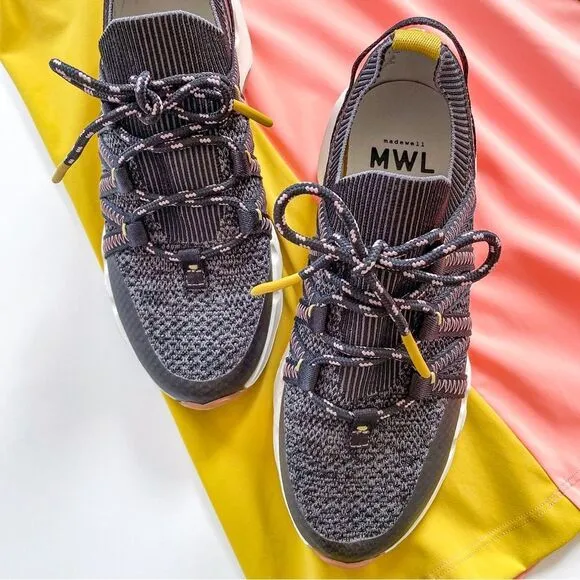 Madewell MWL field knit sneakers.
