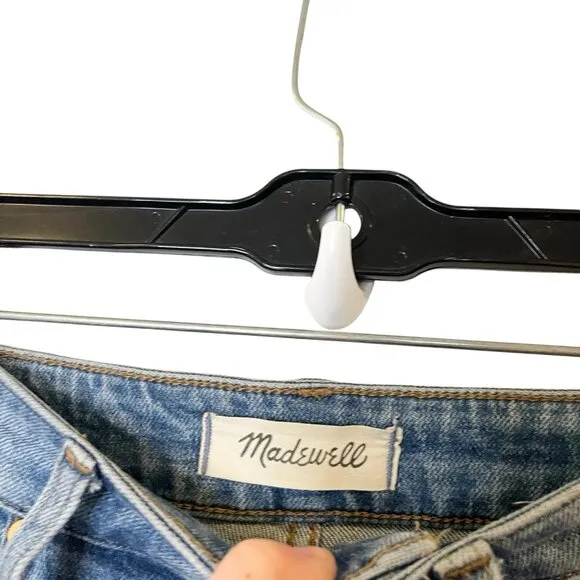 Madewell The Curvy Perfect Vintage Jean Womens Size 27 Distressed Light Wash