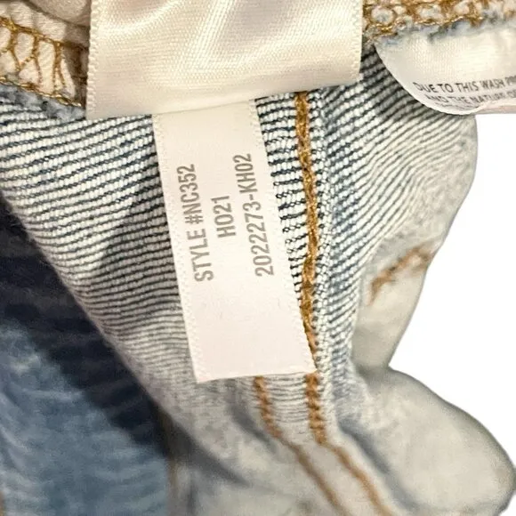 Madewell The Curvy Perfect Vintage Jean Womens Size 27 Distressed Light Wash