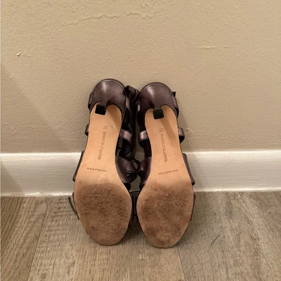Manolo Blahnik Strappy Heels