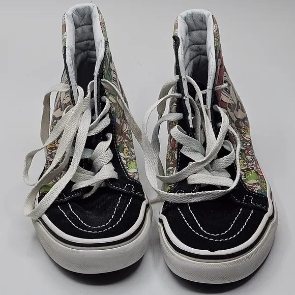 MARIO &amp; LUIGI size 4.5 men 6 women VANS SK8-HI ZIP (NINTENDO)