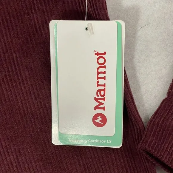 Marmot Mountain Works Aylesbury Corduroy Over Shirt Mens Size L Shacket MSPR $90