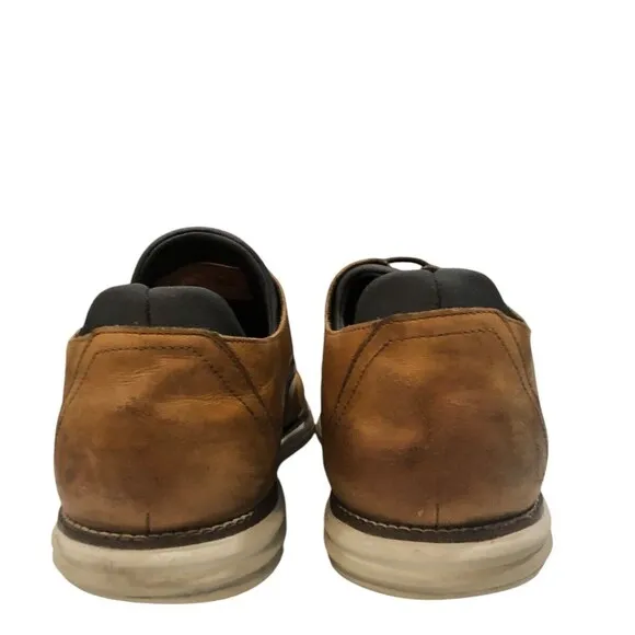 Martin Dingman Countryaire Shoes Mens Brown 10 Saddle Leather Plain Toe Lace Up