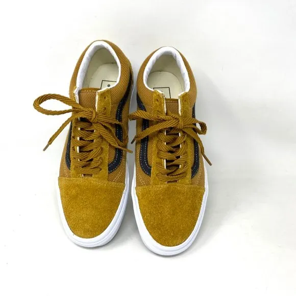 💖MEGA SALE💖VANS Old Skool Heavy  Brown Suede Canvas  Women's  VN0A38G19HT