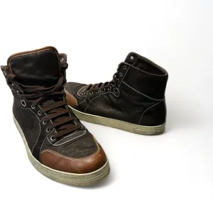 Men used high top Gucci Shoes sz 10. Runs a little big. No box included