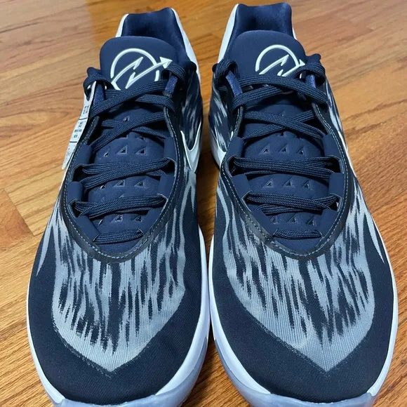 Men's 17 Nike Air Zoom GT Cut 2 TB Promo Basketball Shoes Navy/White DX6650-401