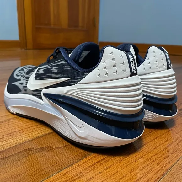 Men's 17 Nike Air Zoom GT Cut 2 TB Promo Basketball Shoes Navy/White DX6650-401