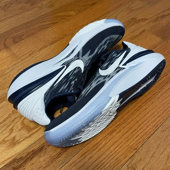 Men's 17 Nike Air Zoom GT Cut 2 TB Promo Basketball Shoes Navy/White DX6650-401