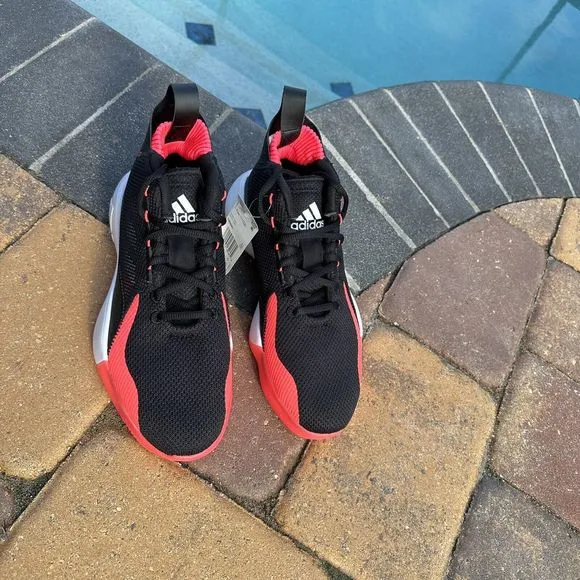 MEN'S adidas D Rose 773 Black Signal Pink Basketball Shoes FW8663