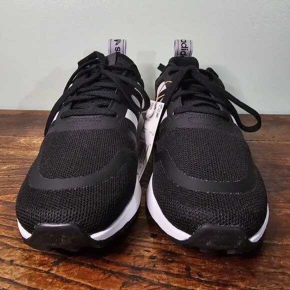 Mens Adidas Multix Core Black- Cloud White- Gray Two Camo Size 8.5 H02951