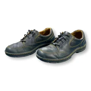 Men's B.O.C. KIRBY Black Lace-Up LEATHER BLACK Casual Shoes SIZE  11