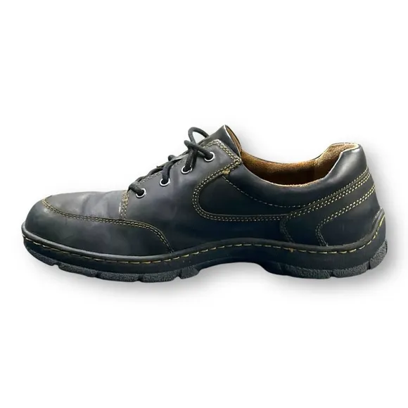 Men's B.O.C. KIRBY Black Lace-Up LEATHER BLACK Casual Shoes SIZE  11