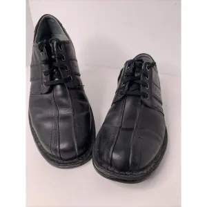 Men's Clarks Black Leather Dress Shoes New 9.5‎