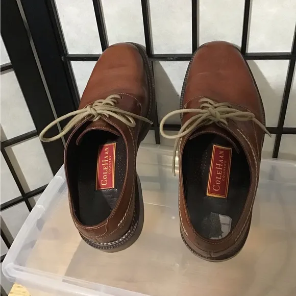 Men’s Cole Haan Country Brown Leather Derby Shoes