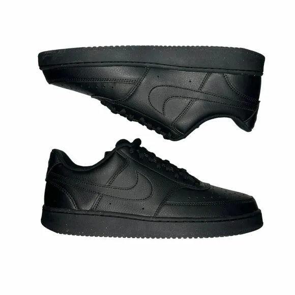 🤩Mens Comfy Shoes Nike Court Vision Lo Next Nature Sz 9 Black DH2987-002 Basic